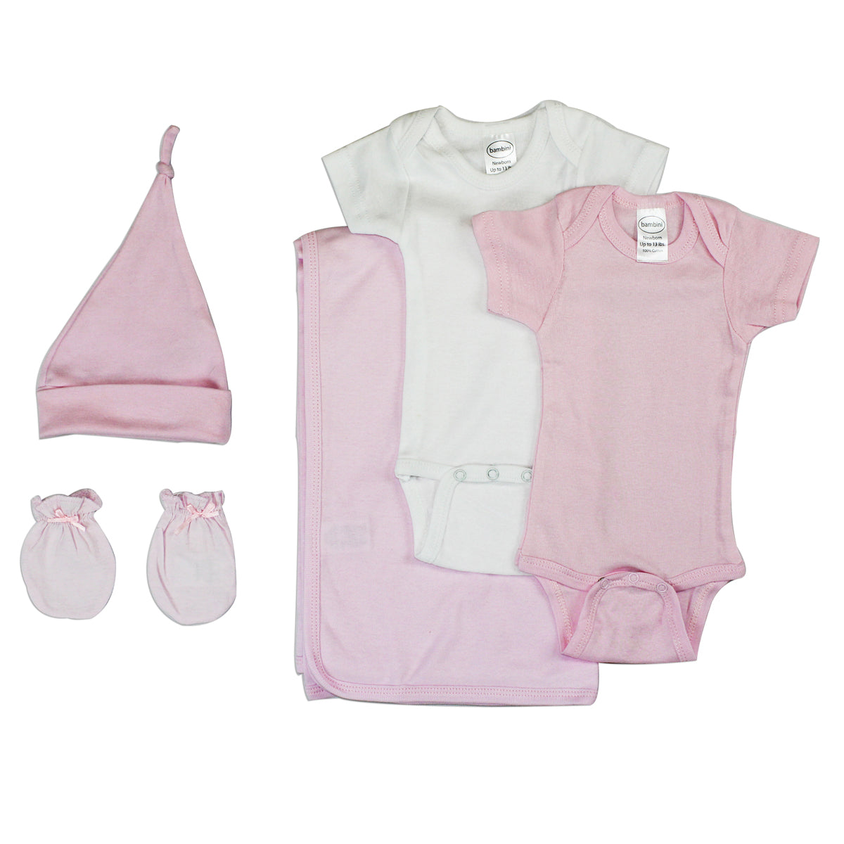 Newborn Baby Girl 5 Pc Layette Baby Shower Gift - Craze Trends