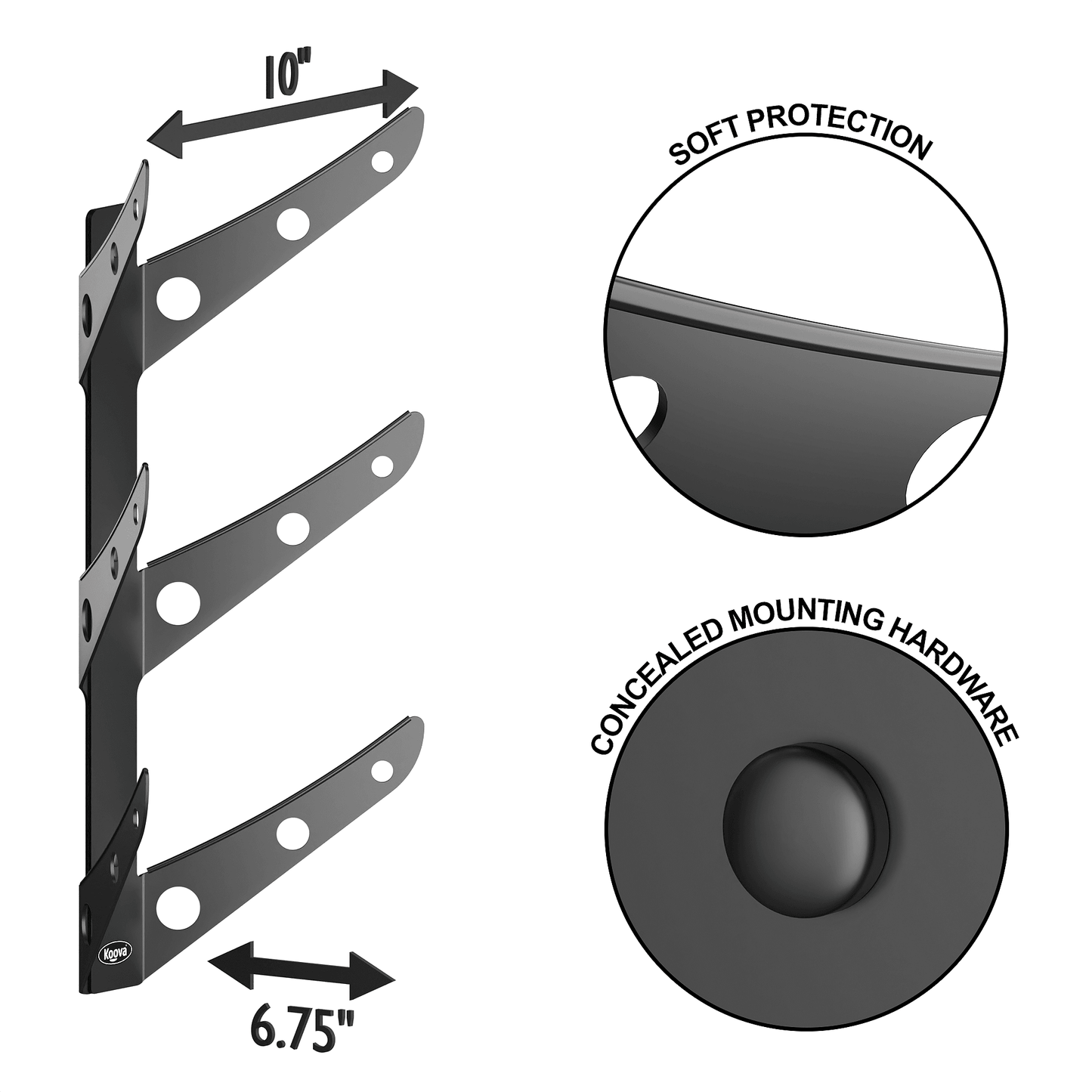 Skateboard Rack for 1, 2 or 3 Skate Decks - Craze Trends