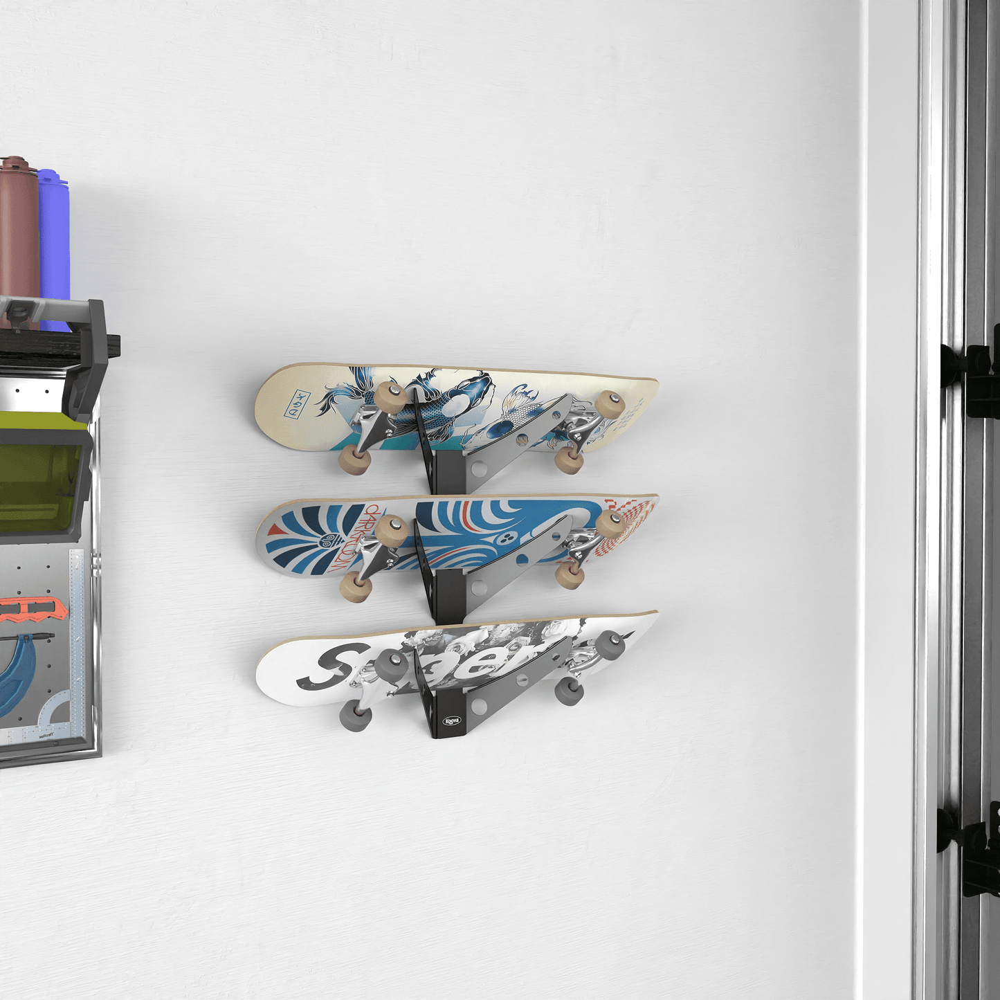 Skateboard Rack for 1, 2 or 3 Skate Decks - Craze Trends