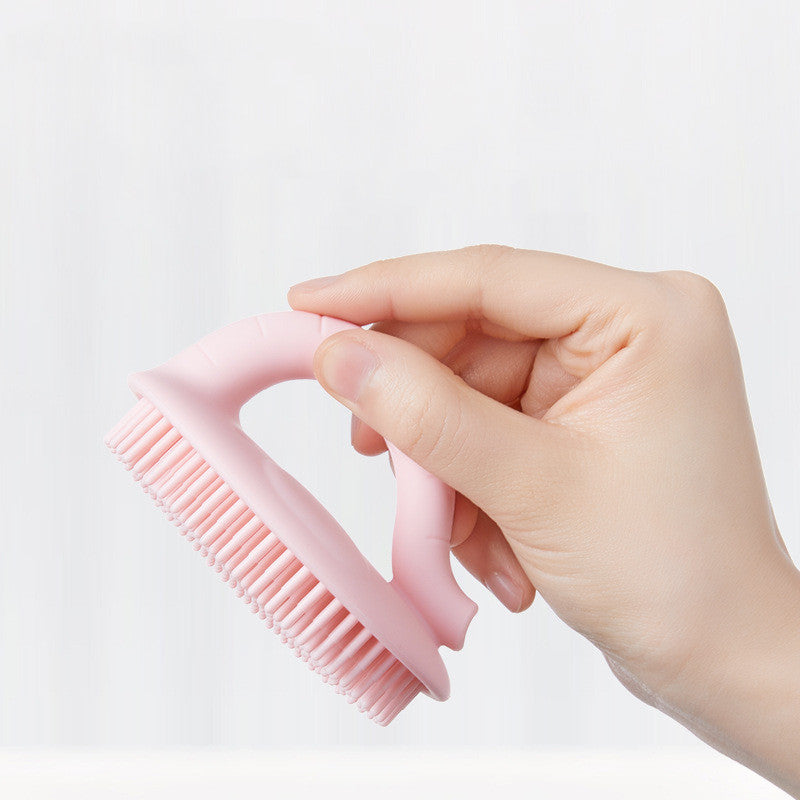 Baby Shower Brush To Remove Dandruff Silicone Scrubbing - Craze Trends