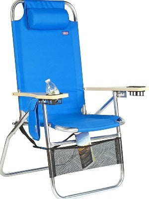 "Big Papa Beach Chair: 17 Inch Hi-Seat Heavy Duty Comfort"