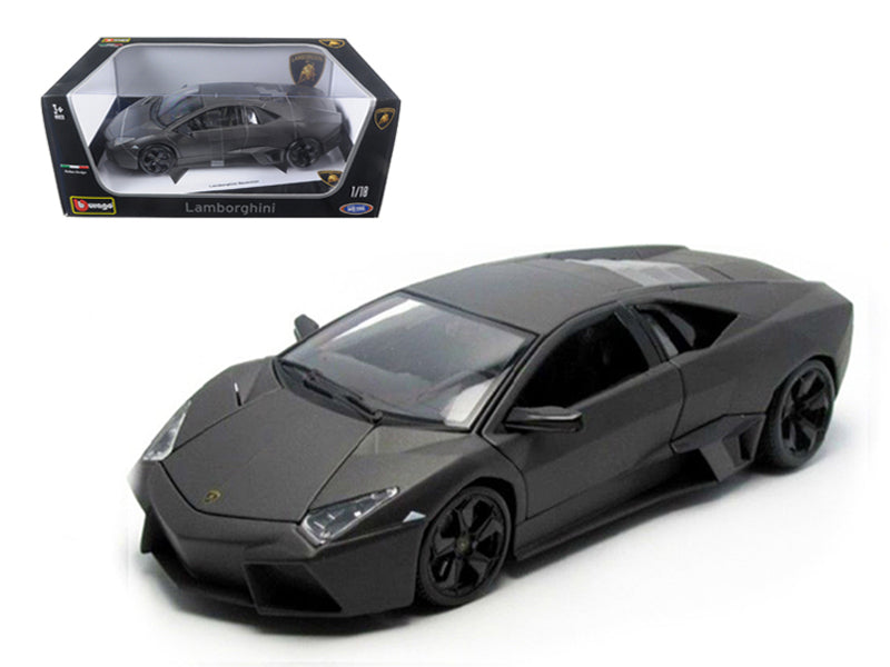 Lamborghini Reventon Matt Grey 1/18 Diecast Model Car by Bburago - Craze Trends