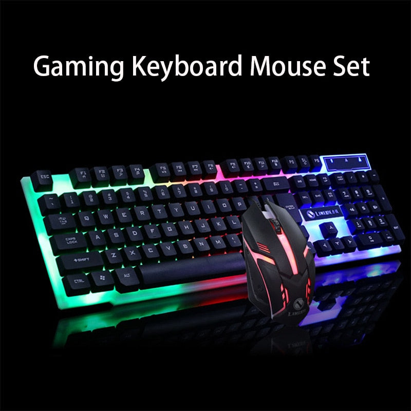 Gaming Keyboard Mouse Glowing Set - Craze Trends