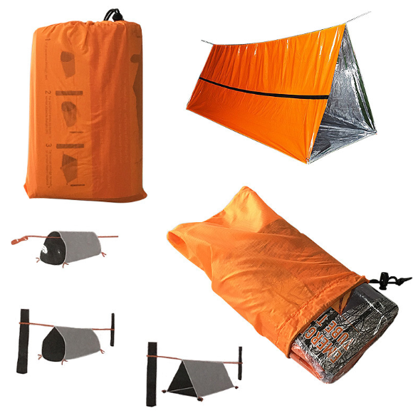 High Quality Orange Outdoor Camping Emergency Tent - Craze Trends