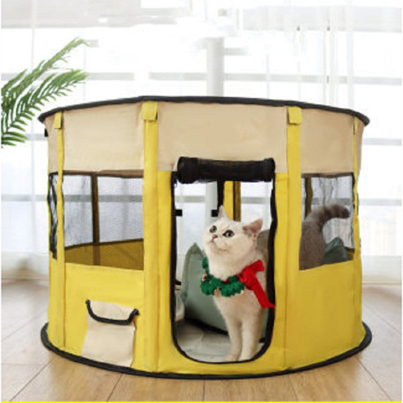 Portable Pet House Oxford Cloth Crate Room Playing - Craze Trends