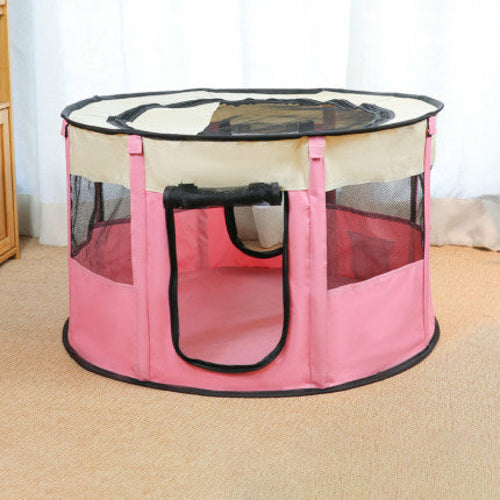 Portable Pet House Oxford Cloth Crate Room Playing - Craze Trends