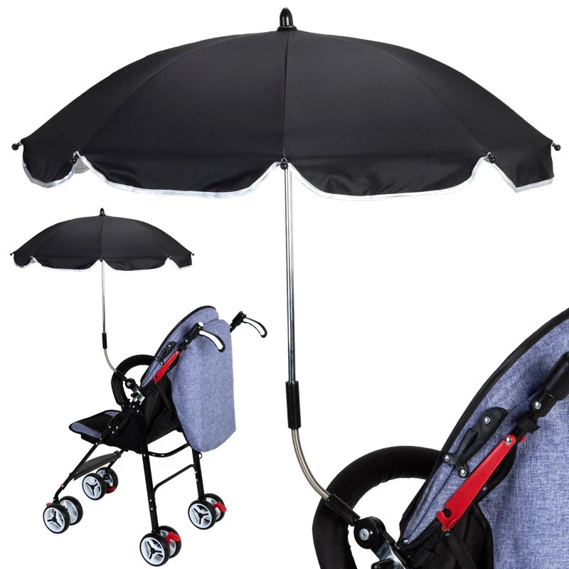 360 Degrees Pram Umbrellas Baby Stroller Cart Accessories - Craze Trends