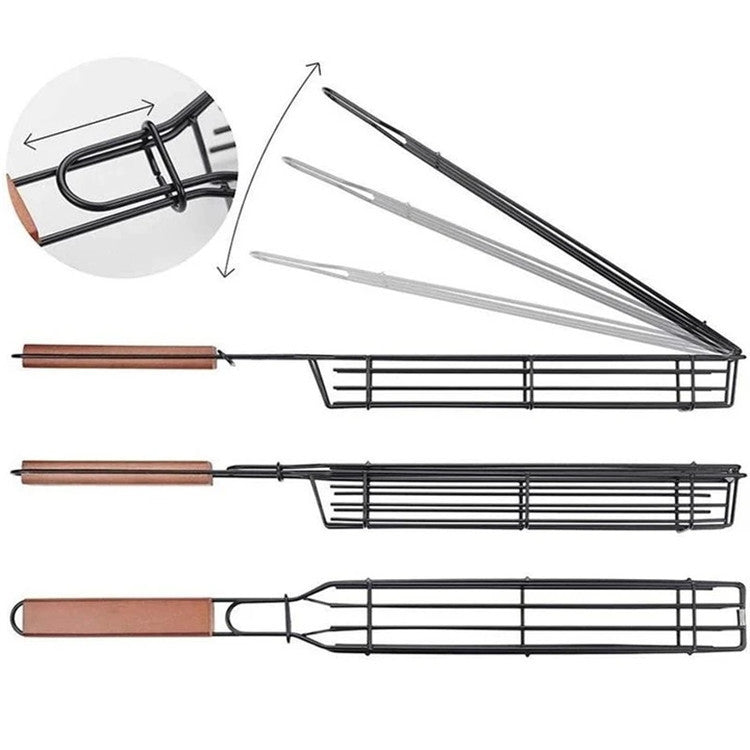 BBQ Grill Mesh Stainless Steel Tools Kitchen Accessories - Craze Trends