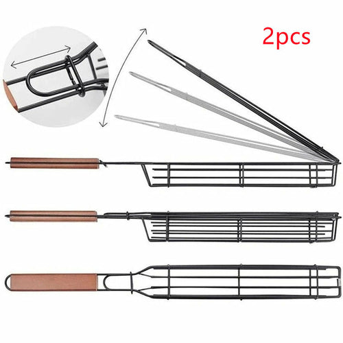 BBQ Grill Mesh Stainless Steel Tools Kitchen Accessories - Craze Trends