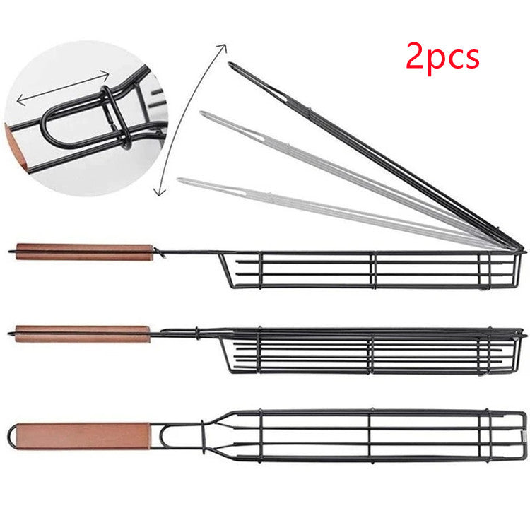 BBQ Grill Mesh Stainless Steel Tools Kitchen Accessories - Craze Trends