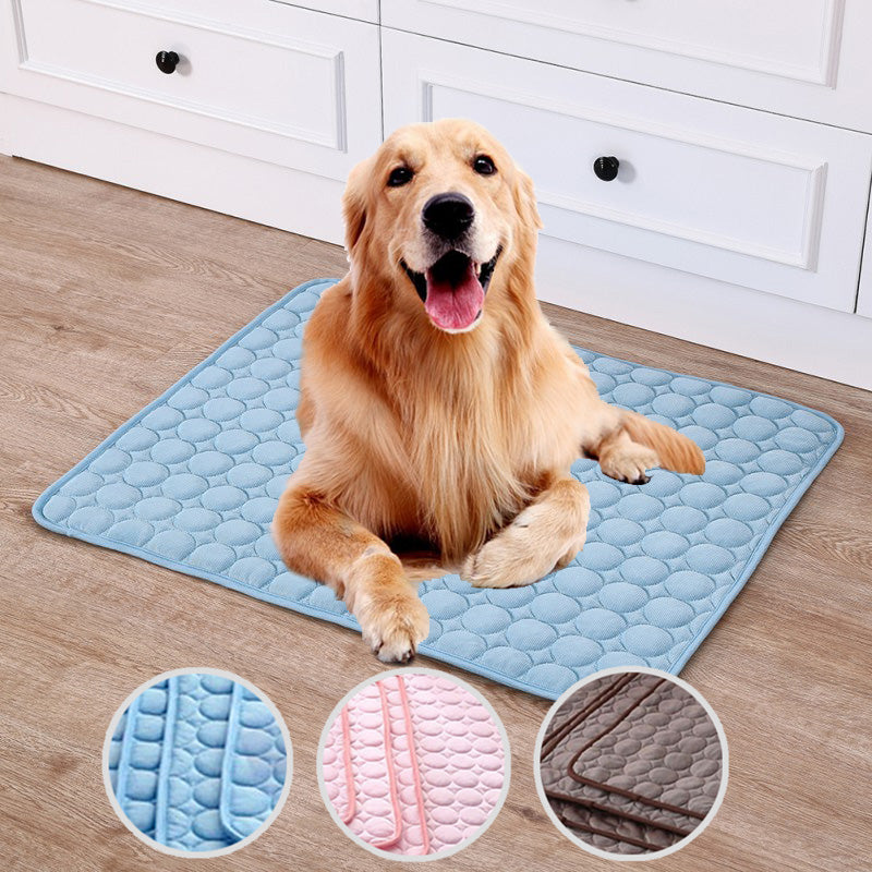 Pet Summer Portable Ice Silk Cooling Pad - Craze Trends