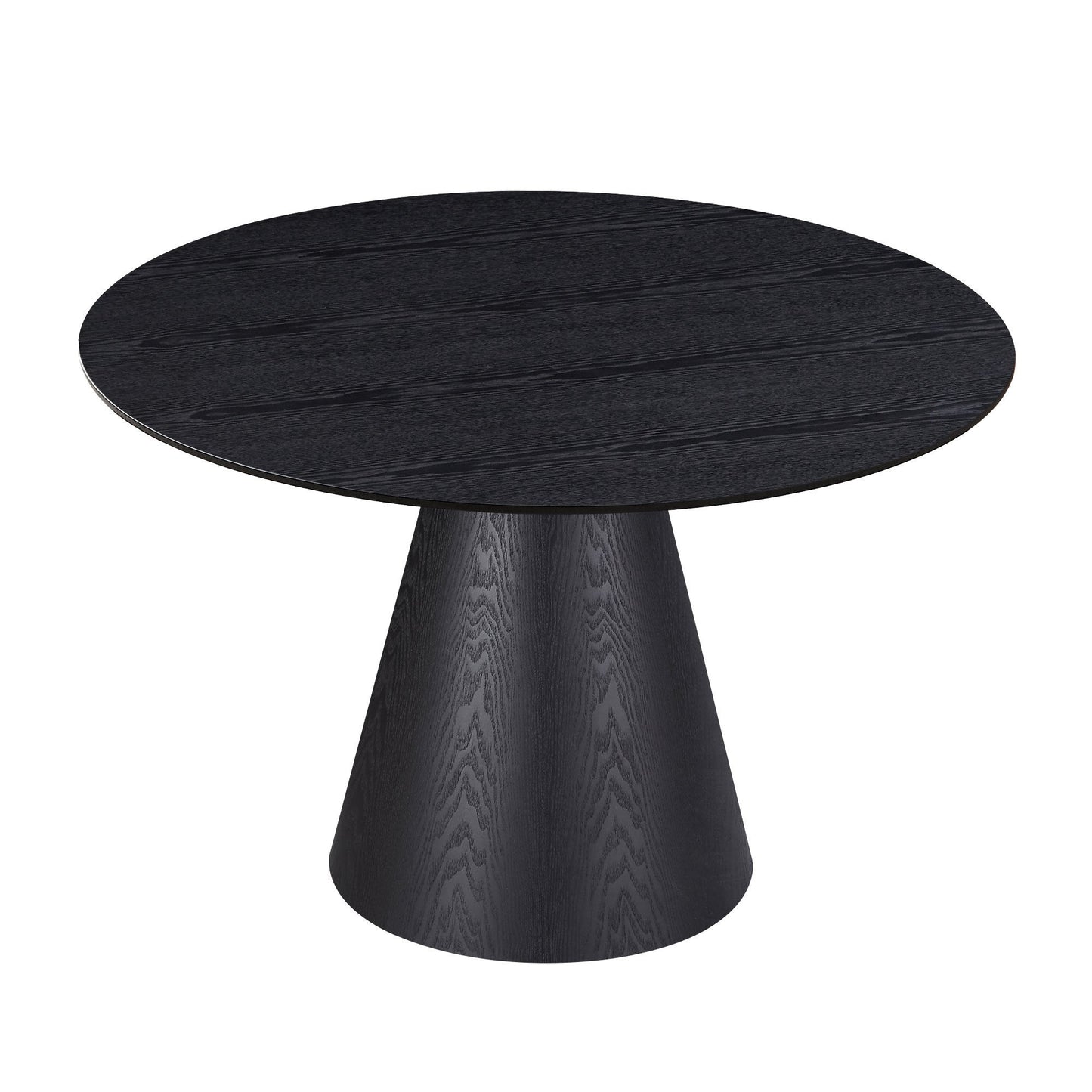 47.24'' Round Dining Table, Modern Kitchen Table Circular MDF Finish - Craze Trends