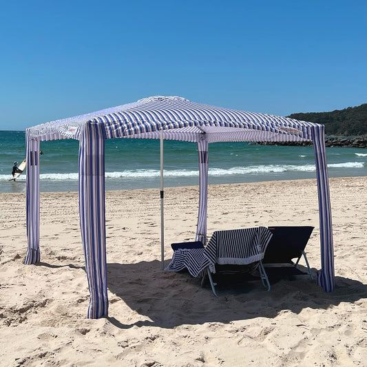 COOLCABANA 5 - Ultimate Beach Cabana Sun Shade Tent, Easy Setup, Compact Fold, UPF 50+ - Original and Best