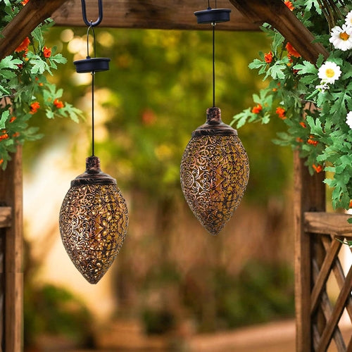 Solar Light LED Lantern Garland Waterproof Hanging Outdoor Fairy Light - Craze Trends