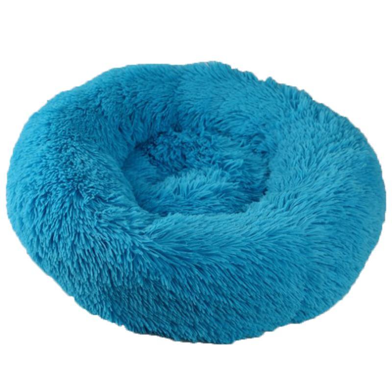 Pet Dog Bed Comfortable Donut Cuddler Round Dog Kennel Ultra Soft