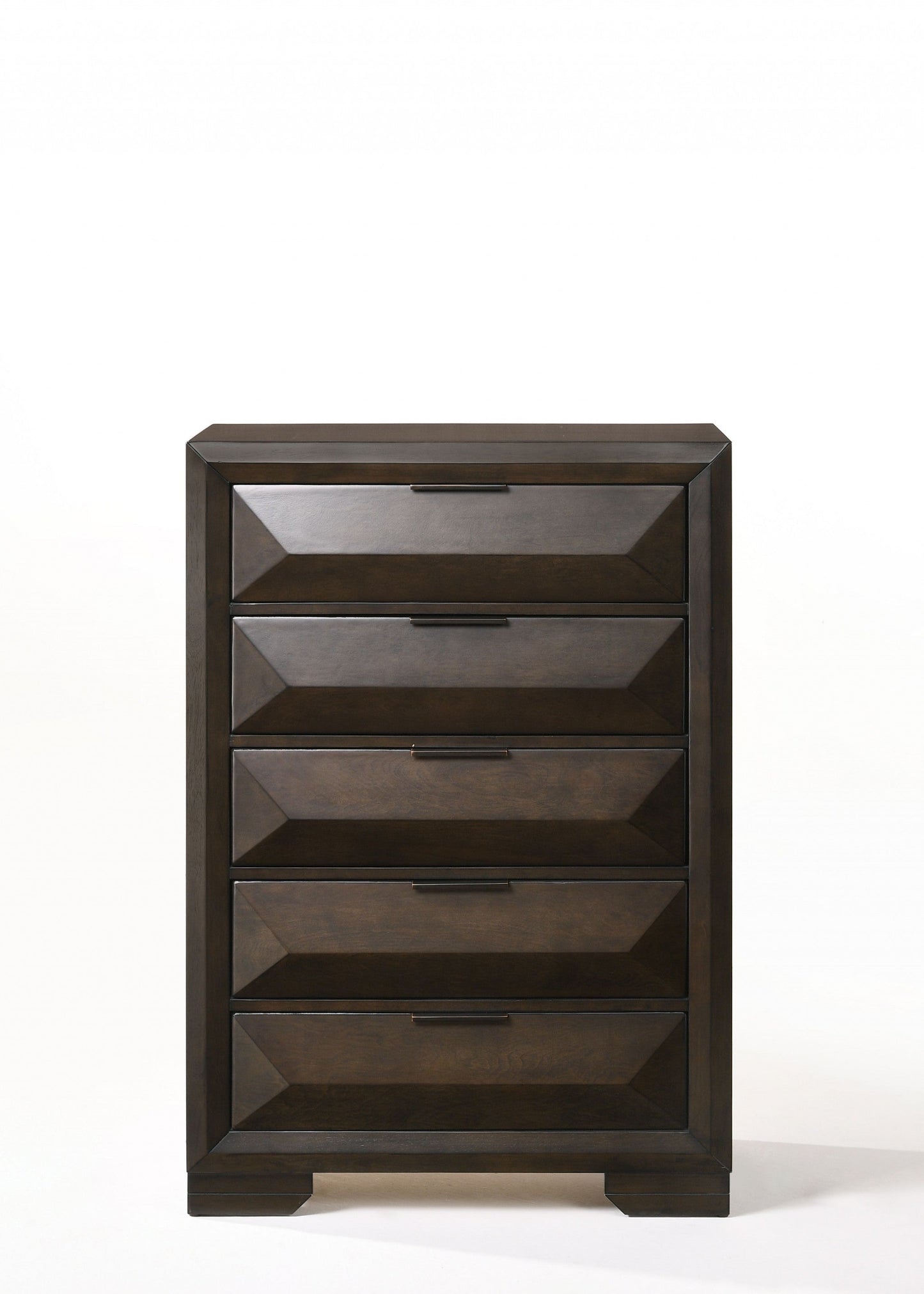 34inches X 17inches X 51inches Espresso Rubber Wood Chest