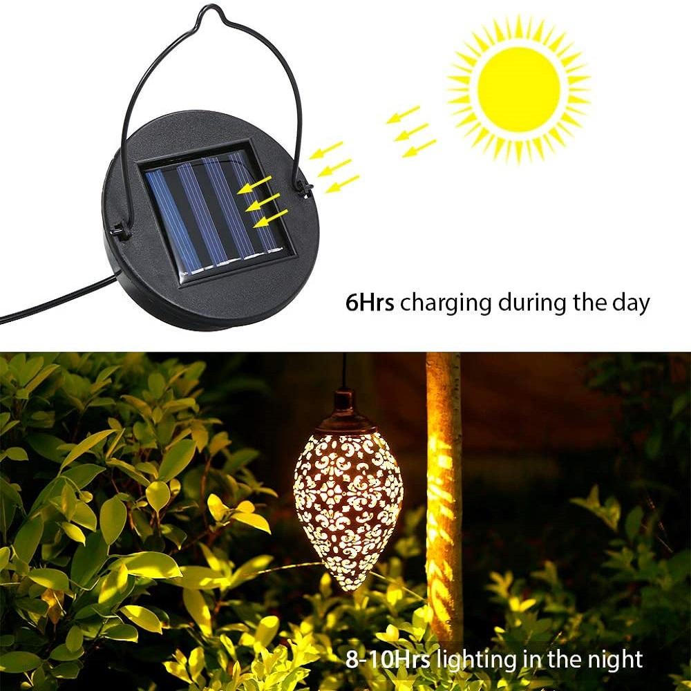 Solar Light LED Lantern Garland Waterproof Hanging Outdoor Fairy Light - Craze Trends