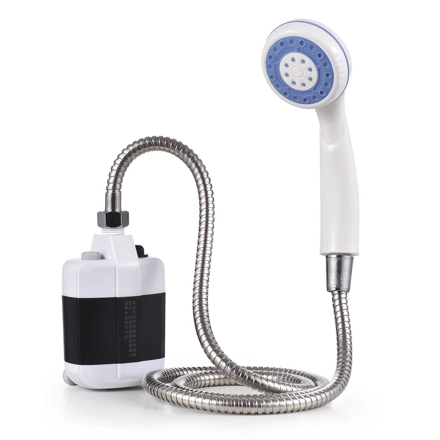 "USB Rechargeable Portable Camping Shower Pump for Outdoor Adventures"