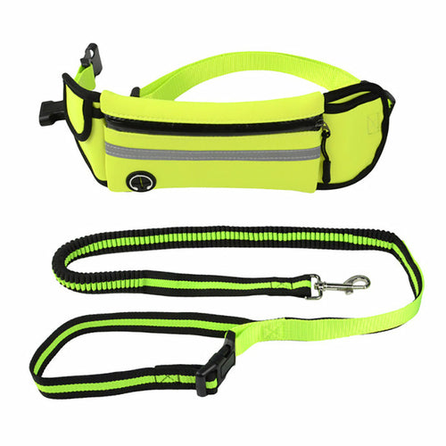 Pet Waist Bag Sports Traction Rope Reflective Waterproof - Craze Trends