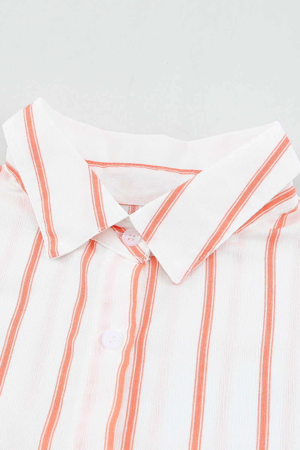 Blue Pocketed Striped Shirt