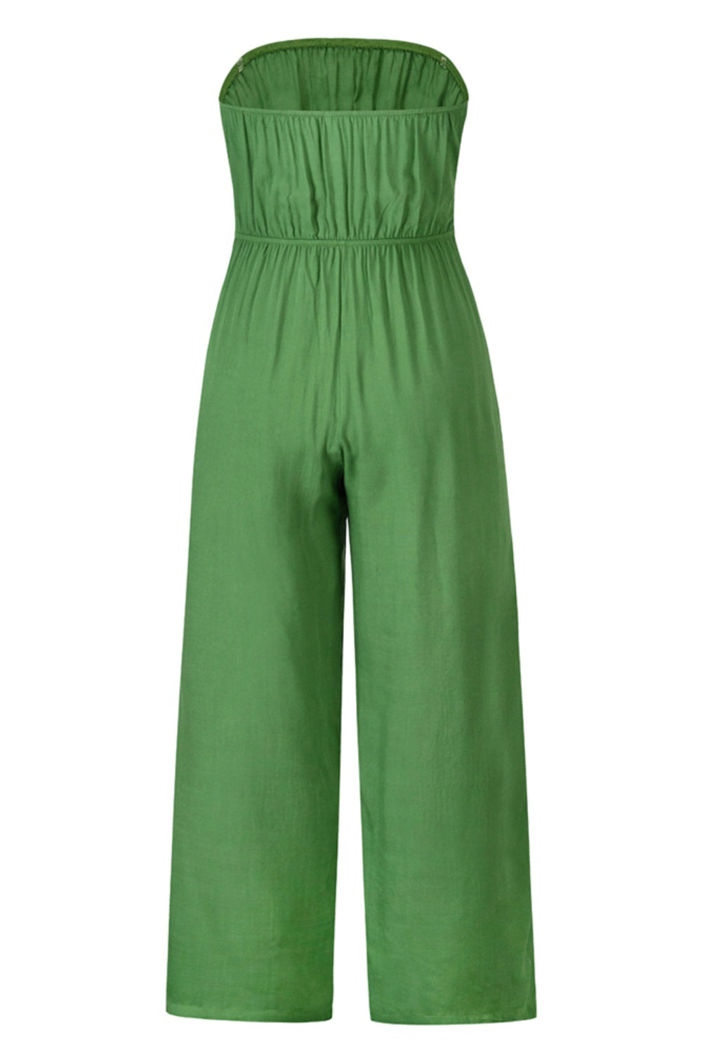 Tied Cutout Tube Wide Leg Jumpsuit - Craze Trends