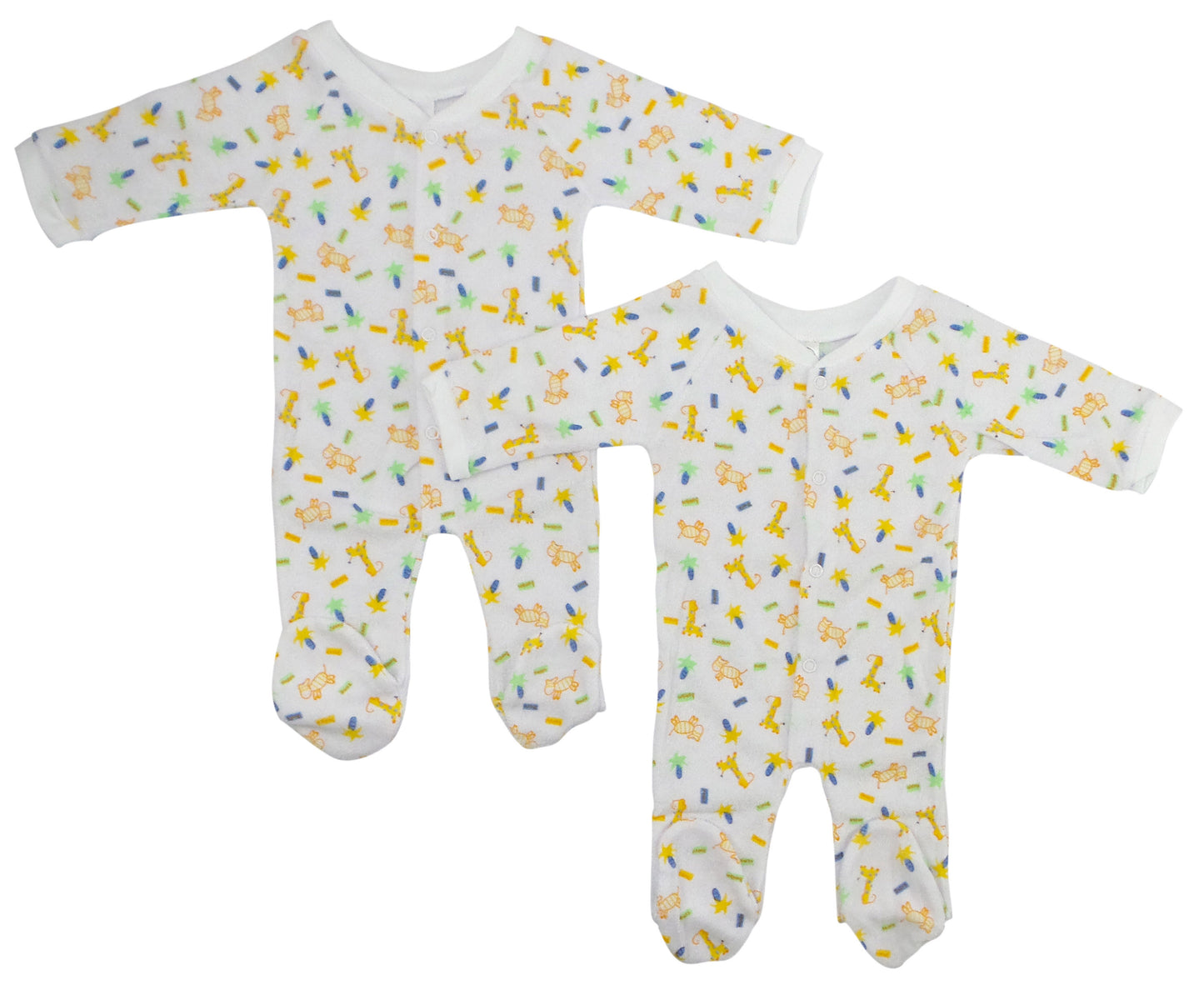 One Pack Terry Sleep & Play (Pack of 2) - Craze Trends