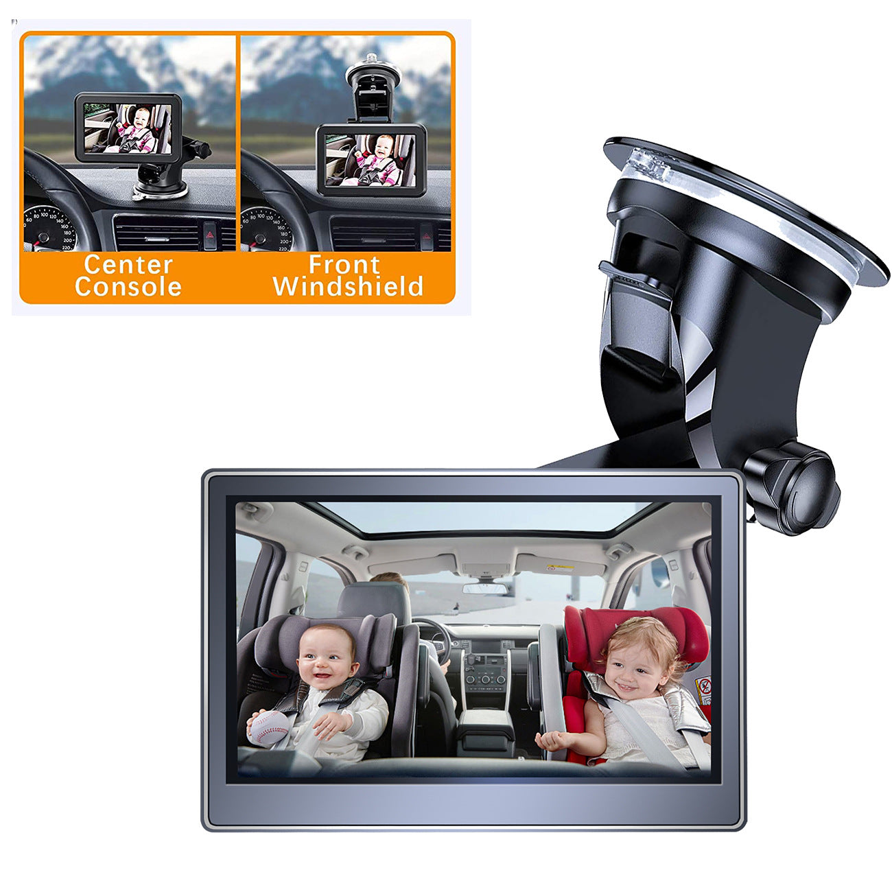 Car Infant Baby Infrared Night Vision Rearview Mirror - Craze Trends