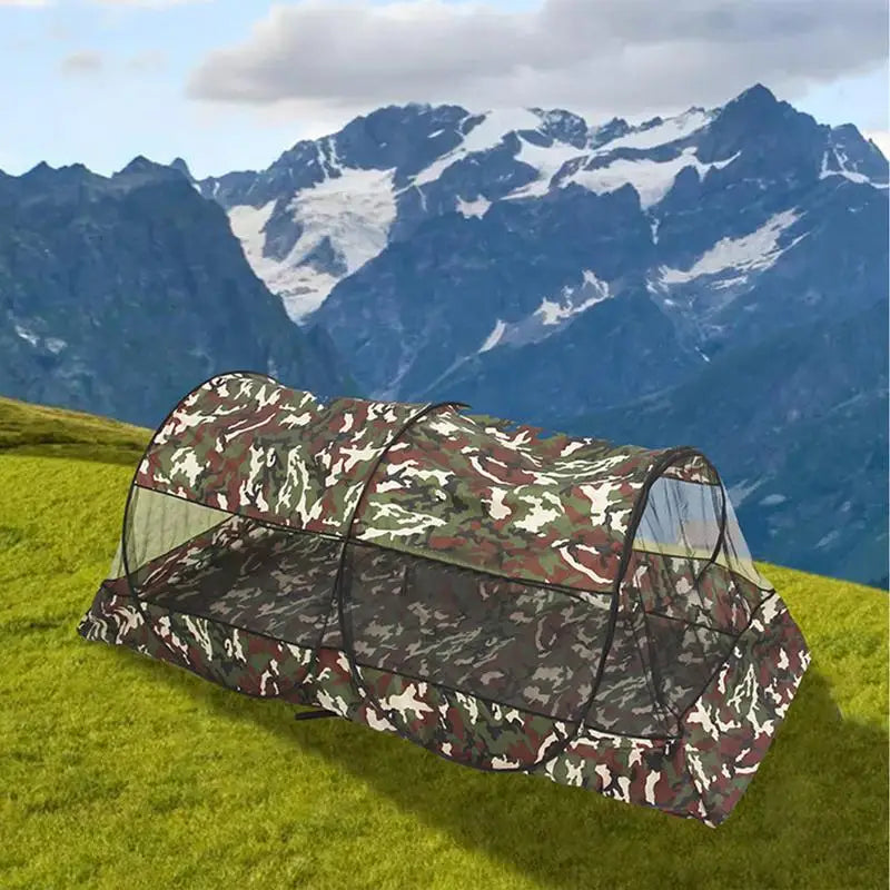 Camping Mosquito Net Tarp Tents Waterproof Travel Folding Portable for Trips Outdoor Garden Single-Door Dormitory Anti-Mosquito