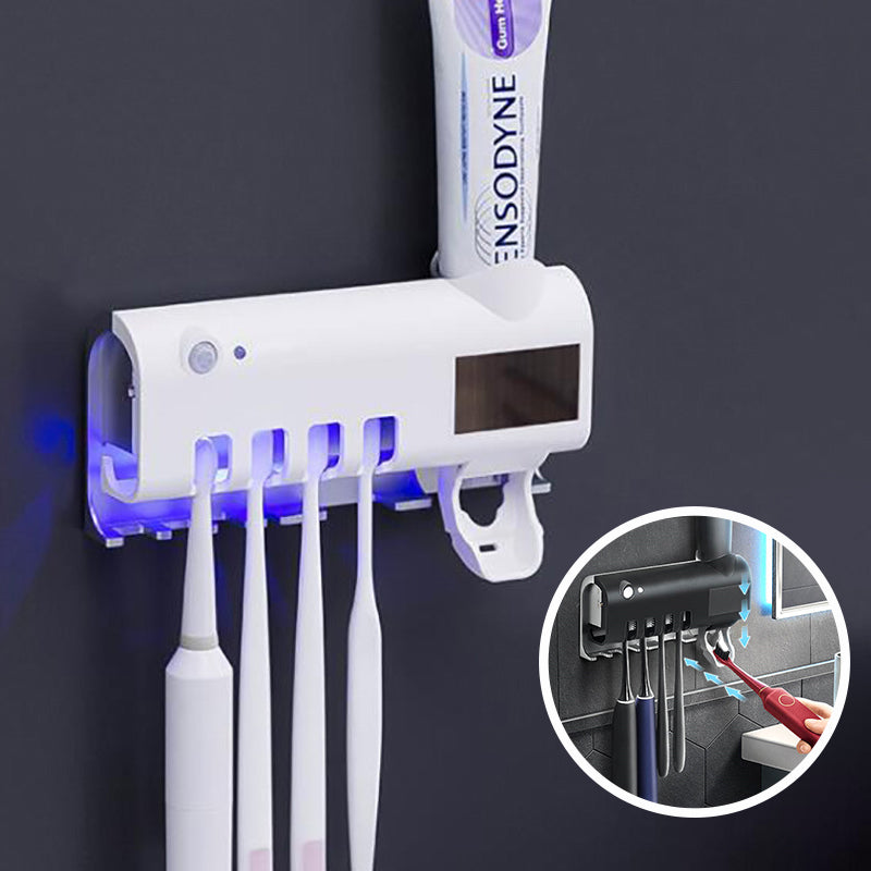 UV Toothbrush Sterilizer with Automatic Toothpaste Squeezer - Craze Trends