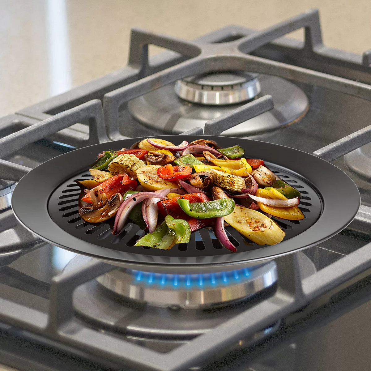 Go Go Smokeless Non-Stick Barbecue Grill For Indoors And Outdoors - Craze Trends