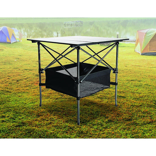 Folding Collapsible Camping Table Caravan RV Heavy Duty Steel & - Craze Trends