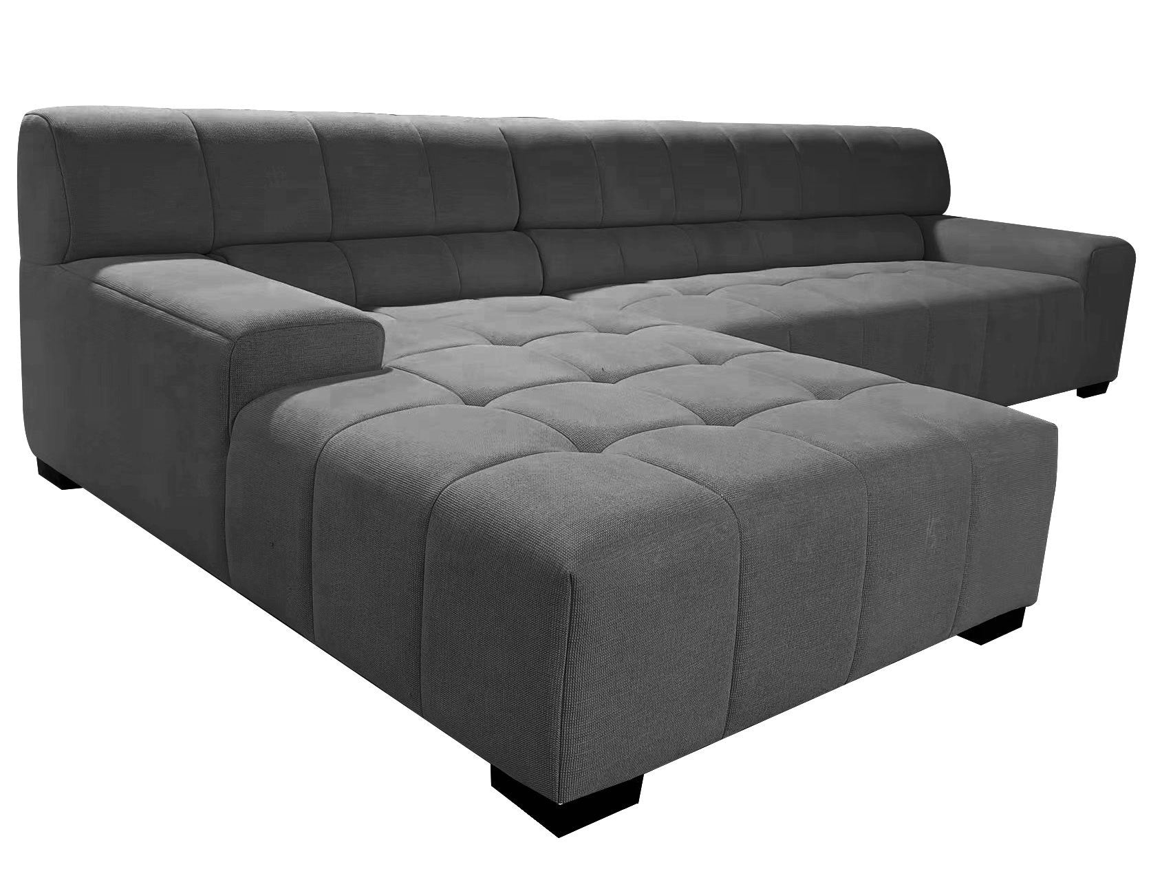 125.98" Sectional Sofa Dark Grey - Craze Trends