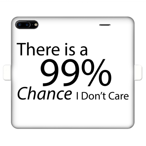 There is a 99% Chance I Don't Care Text Fully Printed Wallet Cases - Craze Trends