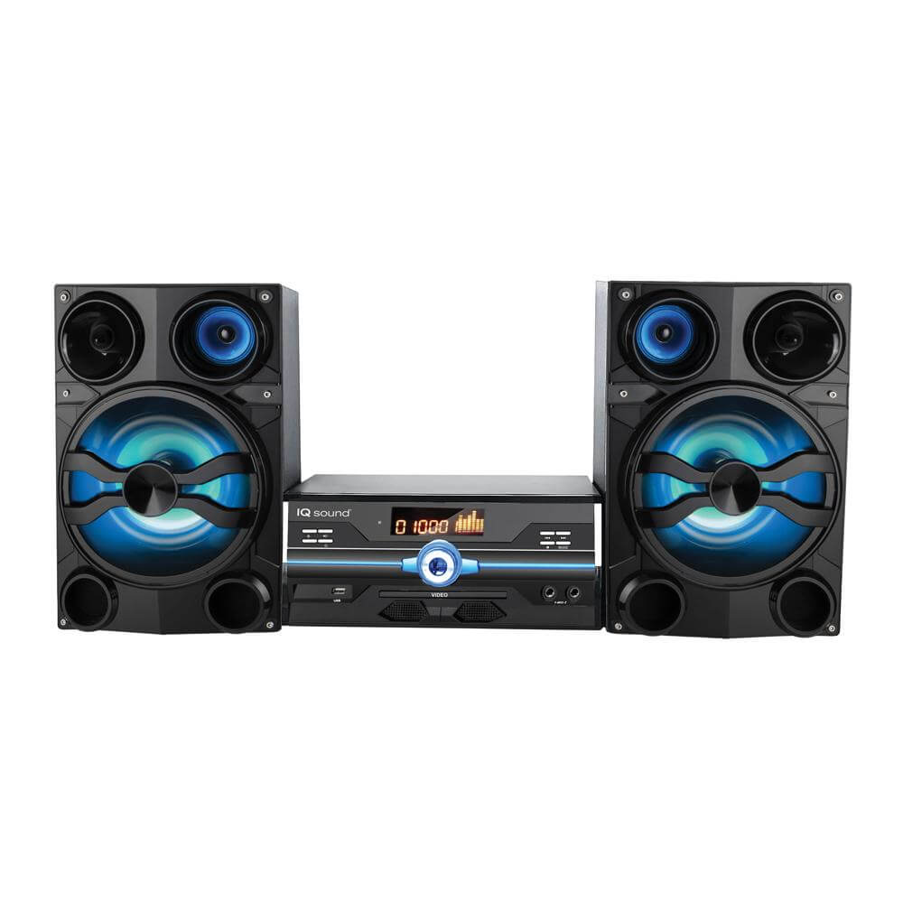 HiFi Multimedia Audio System with Bluetooth and AUX/USB/Mic Inputs - Craze Trends