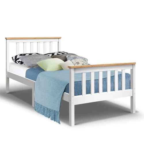 Artiss Single Wooden Bed Frame Bedroom Furniture Kids - Craze Trends