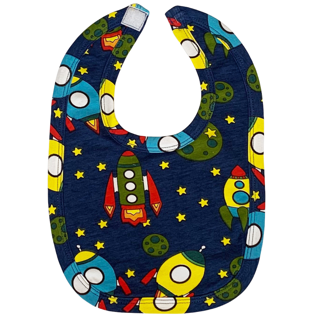 AnnLoren Baby Toddler Boy Space Ship Blanket & Bib Gift Set 2 pc Knit - Craze Trends