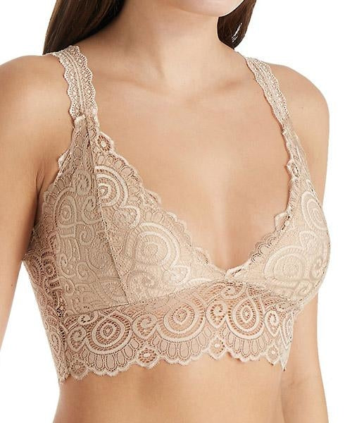 Lace V-Neck Bralette - Craze Trends