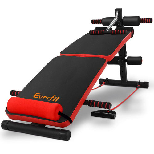 Everfit Adjustable Sit Up Bench Press Weight Gym Home Exercise Fitness - Craze Trends