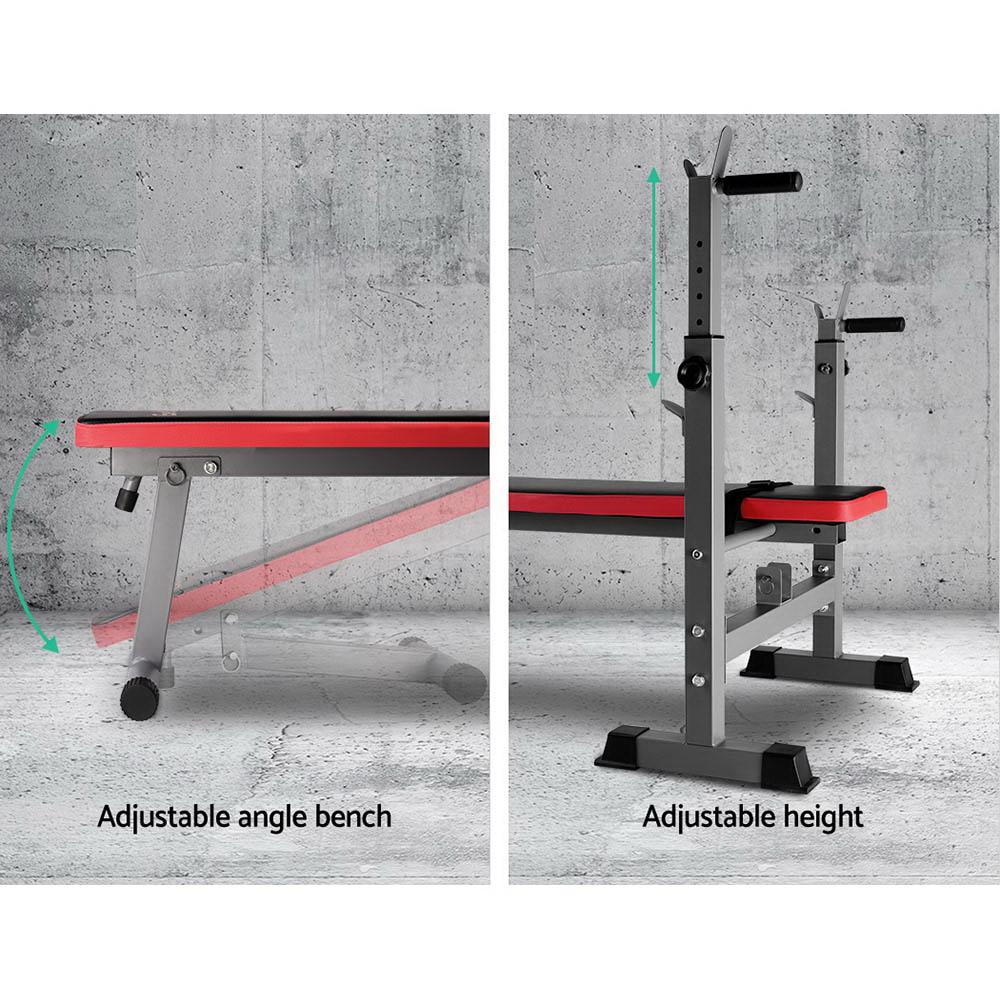 Everfit Multi-Station Weight Bench Press Weights Equipment Fitness - Craze Trends