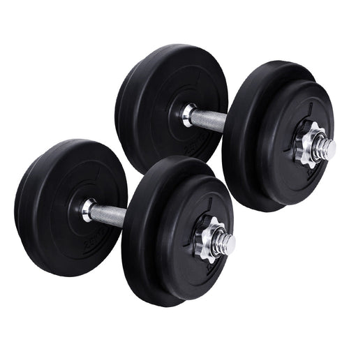 20KG Dumbbells Dumbbell Set Weight Training Plates Home Gym Fitness - Craze Trends