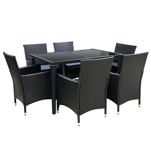 Gardeon Outdoor Furniture 7pcs Dining Set - Craze Trends