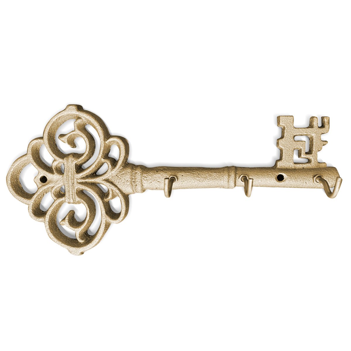 Gold Skeleton Key Wall Hooks, 10” - Craze Trends