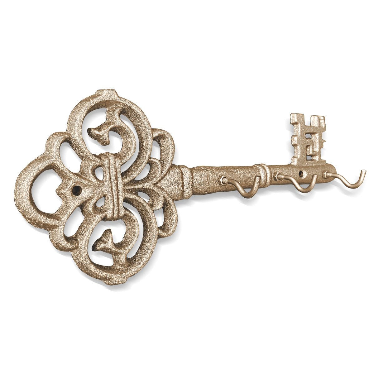 Gold Skeleton Key Wall Hooks, 10” - Craze Trends