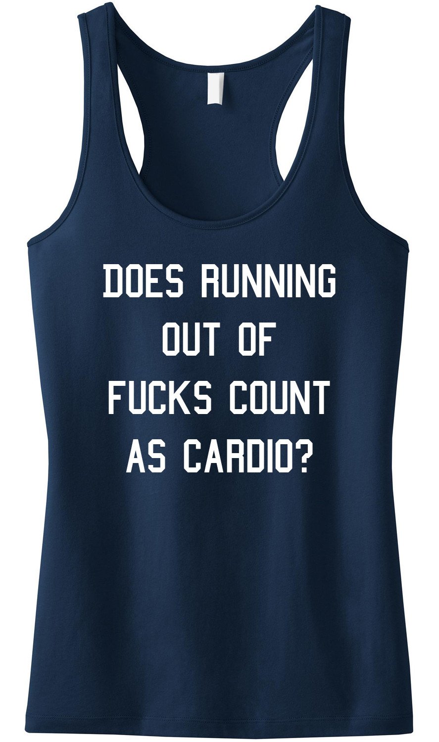 Gym Class Tank Top Navy Blue - Craze Trends