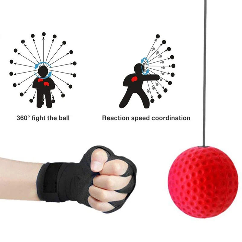 Speed Ball Punching Headgear Set