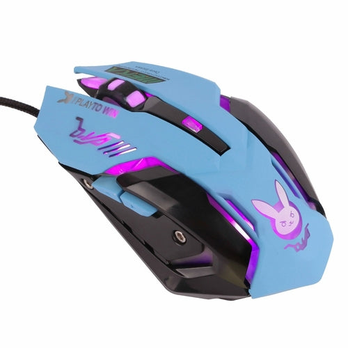 USB Wired 6 Buttons Ergonomic 2400dpi Optical Gaming Mouse - Craze Trends