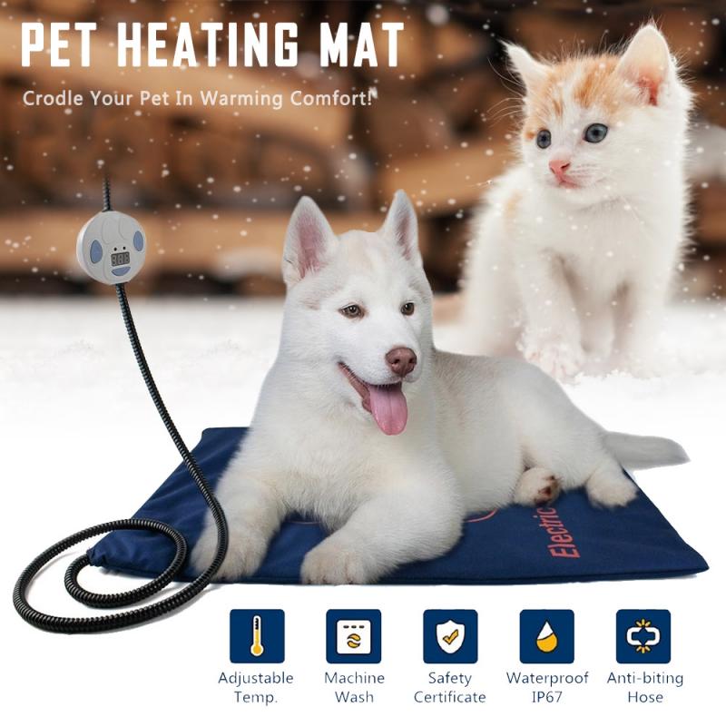 45×60cm Pet Electric Heating Pad Blanket Pet Dog Cat Winter Warmer Pad - Craze Trends