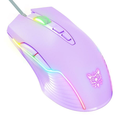 USB Wired Mouse 6-Gear Adjustable RGB Gaming Mouse - Craze Trends