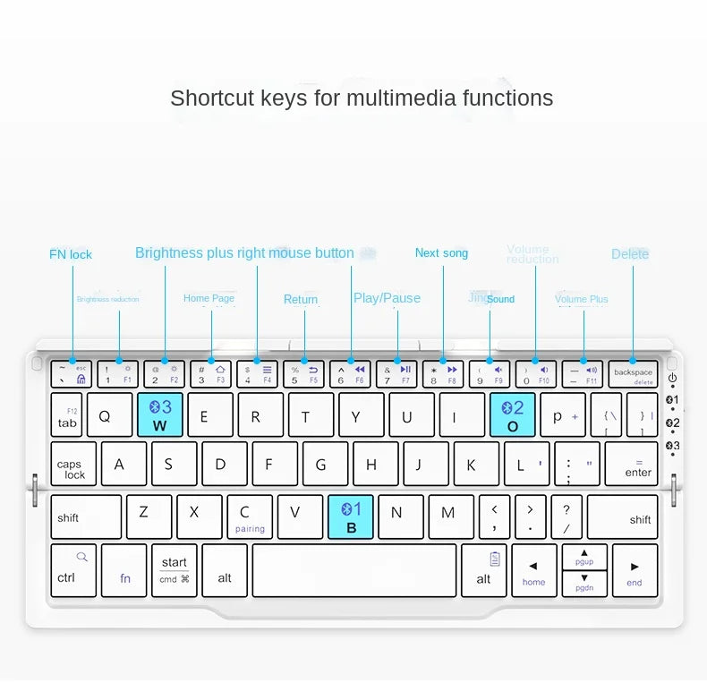 HB199 Folding Bluetooth Keyboard