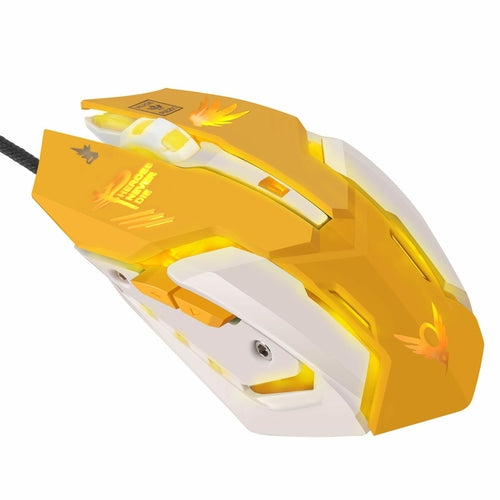 USB Wired 6 Buttons Ergonomic 2400dpi Optical Gaming Mouse - Craze Trends